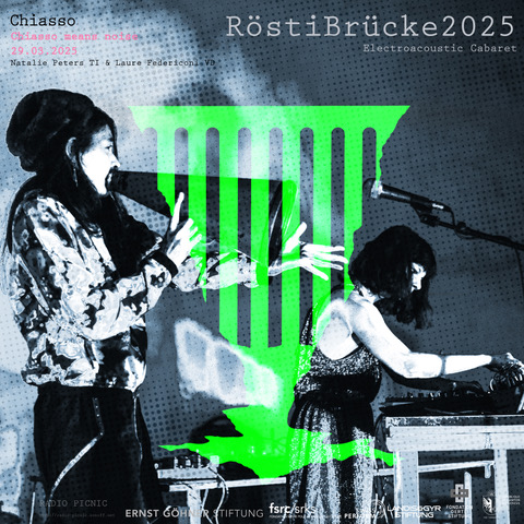 Natalie Peters & Laure Federiconi at Chiasso Means Noise